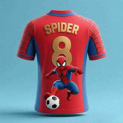 Marvel fan trend comfortable and breathable 3D T-shirt for children, big kids, high-quality and soft top garment