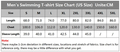 Men's UPF 50+ Beach T-Shirt – Quick-Dry Surf & Swim Top