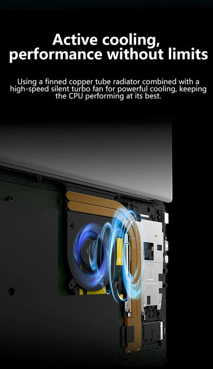 LENO 14.1"Ultra Slim Laptop Windows11 Intel 4405U 16GB 2TB SSD Gamer Notebook 1920*1080 Display Office Study Gaming Computer PC