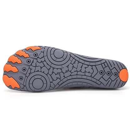 Men Water Shoes Beach Barefoot Swimming Surfing Seaside Aqua Shoes Upstream Wading Sneakers Gym Fitness Hiking Walking Footwear