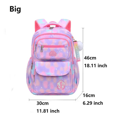 Kawaii Pink Girls Backpack - Cute Waterproof School Bag for Kids and Teens - ZOOMNSTORE
