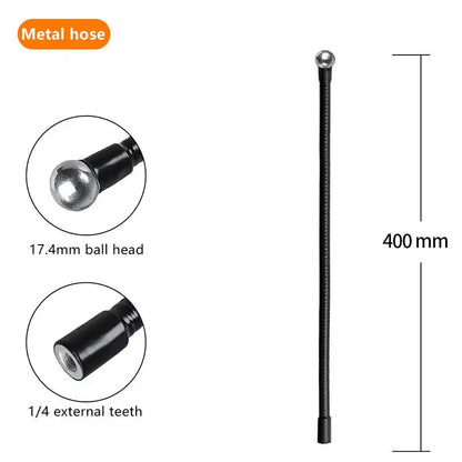 Flexible Metal Tube Rod Monopod Selfie Stick Stands With 1/4inch Screws Ball Head Extension Arm For Camera Phone Tripod
