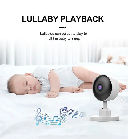 Baby monitor two-way audio voice intercom infrared night vision baby camera with monitor video surveillance security protection