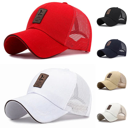 Baseball Cap Mens Mesh Sun Hat Outdoor Sports Golf Sunshade Caps Four Seasons Adjustable Hip-Hop Hats for Men Baseball Cap