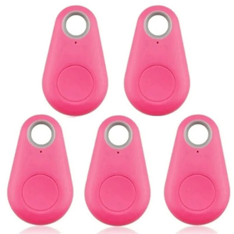 5pcs Mini Fashion Smart GPS Tracker Pet Bluetooth Anti-lost Alarm Tag Wireless Dog Kid Bag Wallet Key Finder Locator Accessories