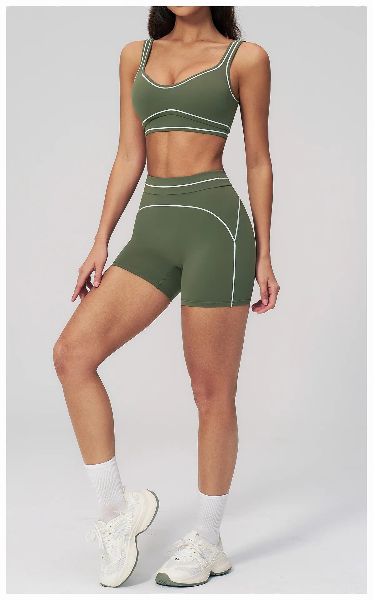 Fitness Suit 2PCS Yoga Set Women's Tracksuit Sports Outfits Gym Running Push Up Sportswear Legging Athletic Wear Workout Clothes
