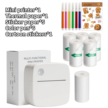 Mini Portable Wireless Label Printer  DOLEWA D2 Wireless Function, Thermal Sticker Maker, Handheld Tips, Learning Marking