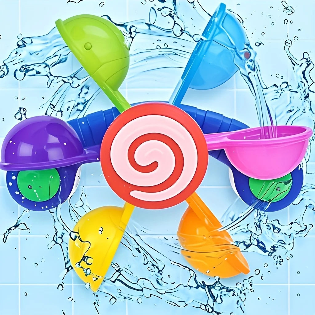1pc Spinning Bath Toy Windmill, Fun Bathtime Sensory Play for Baby Boys & Girls, Ideal Birthday Christmas Gift
