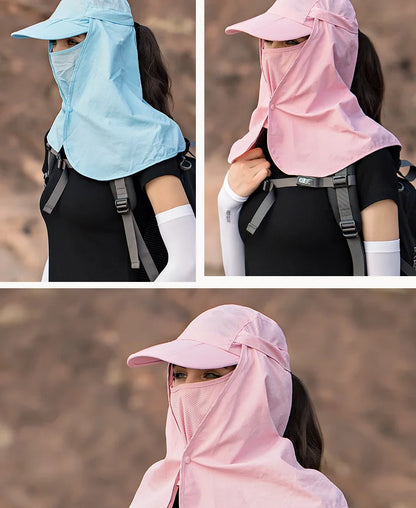 Adjustable Outdoor Fishing Hat Sunscreen Protection Breathable Sunshade Foldable Men Women Hiking Camping Casual Fishing Cap
