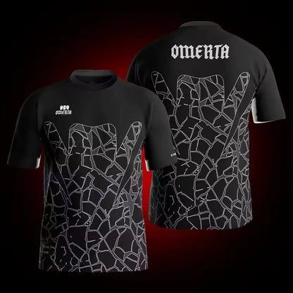 Mens Breathable Jersey Summer Sports Shirt - Lightweight Round Neck T-Shirt