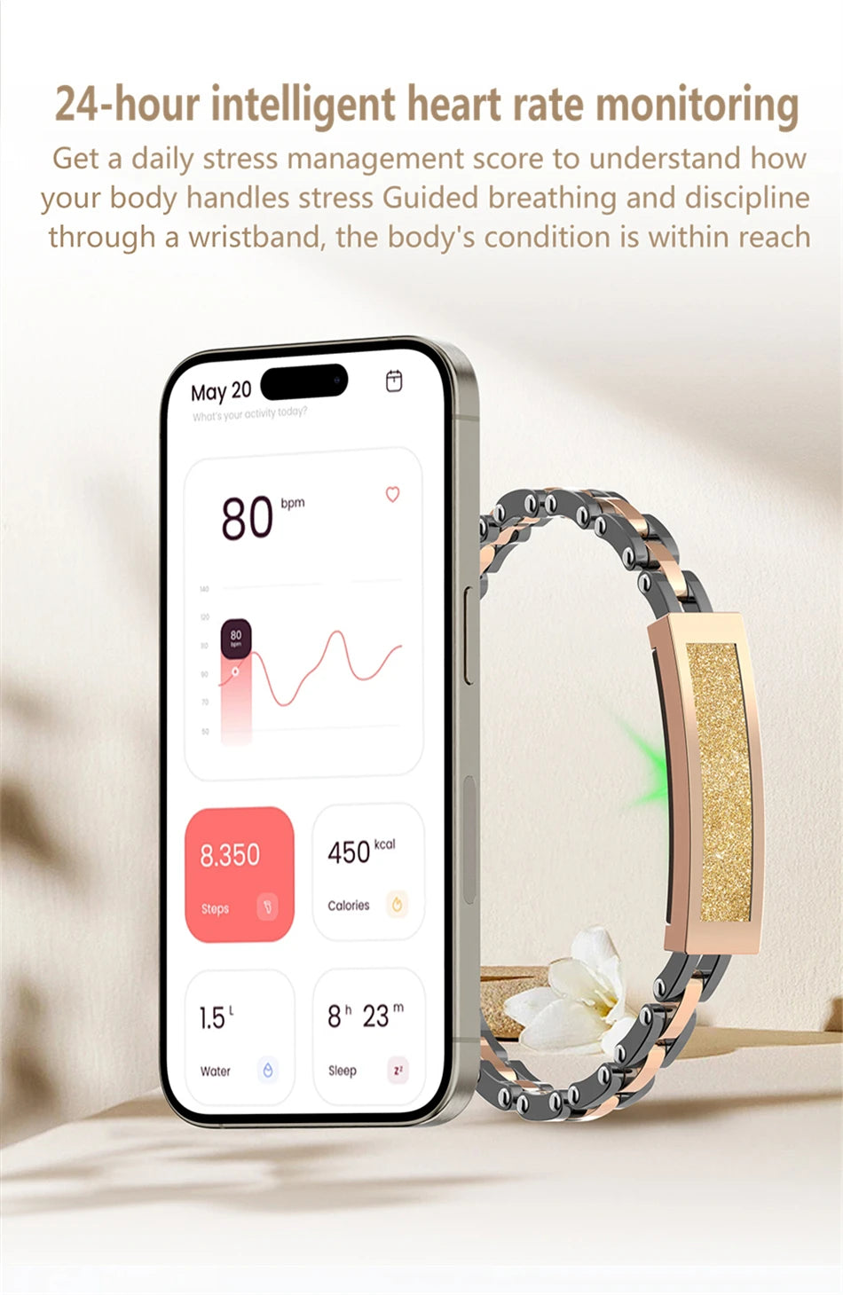 2026 New Smart Watch Pedometer Health Smart Bracelet Women Men Sports Fitness Waterproof Heart Rate Sleep Monitoring Wristbands