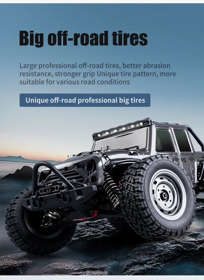 116 4WD RC Monster Truck - High Speed Drift Remote Control Car for Kids