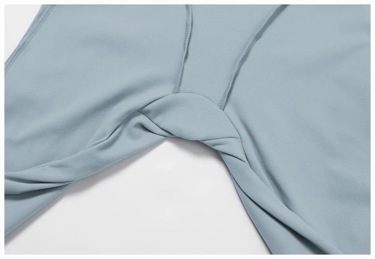 Women's Yoga Bodysuit - Long Sleeve Tracksuit Gym Zipper Suit, Breathable Fitness Jumpsuit