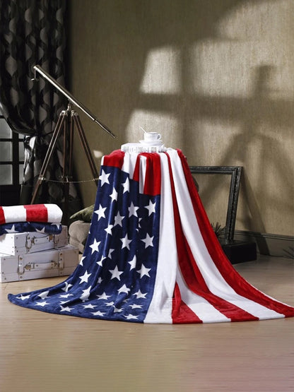 Plush Bed Blanket - Warm Throw for Sofas Cars and Travel - Machine Washable