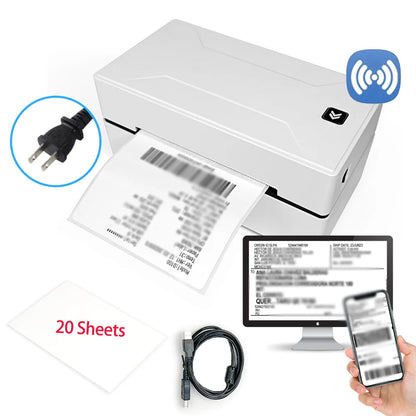 Marklife Thermal Printer D100 Portable Bluetooth Small Shipping Wireless 4X6inch Label Printer Support Android Mac iOS Windows