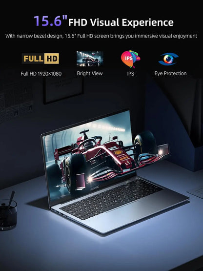 ACEMAGIC Ultra Thin Laptop - Intel N97 Portable Office Laptop with 16GB DDR4 RAM & 512GB SSD