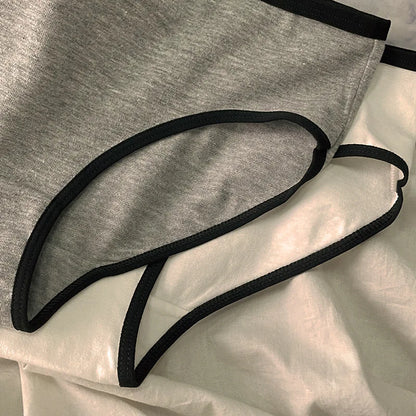 3PCS Women's Cotton Panties Simple Casual Mid-rise Seamless Briefs High-stretch Underwear Comfortable Breathable Underpanties