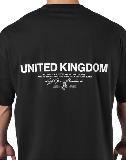 LYFT UNITED KINGDOM Trendy Loose Fitting Men's Sports Short Sleeved T-shirt Pure Cotton Gym Running Shirts Training Clothes Tees