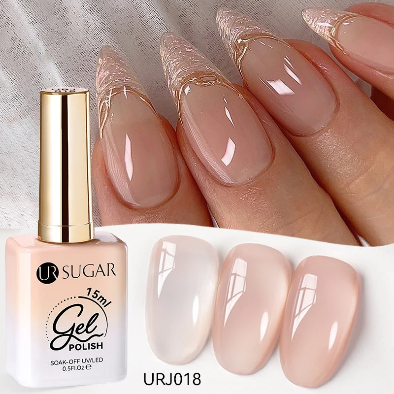 Jelly Gel Polish - Eco Friendly Semi Permanent UV LED Nail Polish for Salon Use