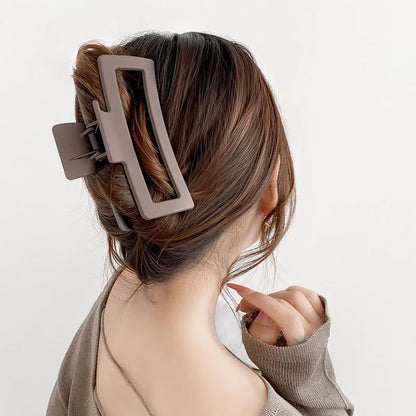 5 Inche Extra Large Claw Clips for Thick Hair and Long Hair, 4 Pack Xl Jumbo Claw clips, Oversized Matte Non-slip Rectangle Hai