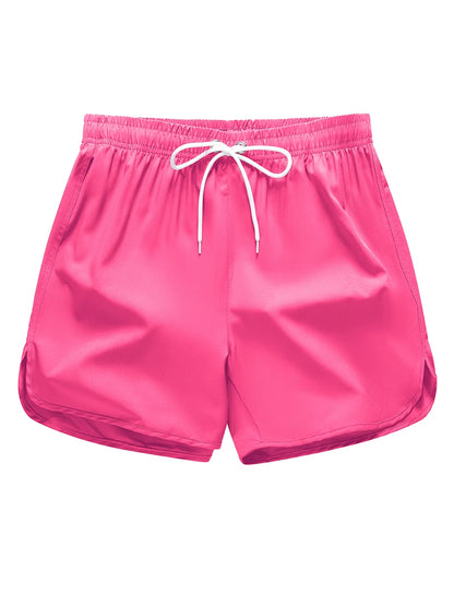 Women's Summer Vacation Beach Shorts Casual Quick Dry Board Shorts with Split Hem Beachwear Swimwear Swimsuit Bathing Suit