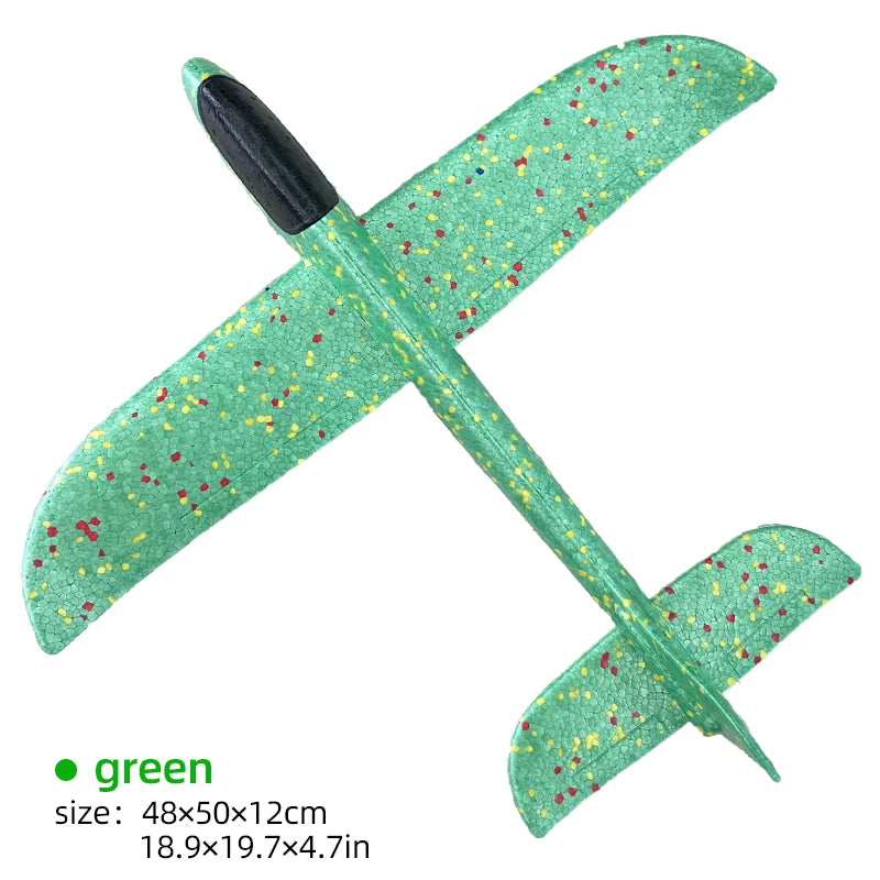 Big Foam Glider Plane - Hand-Throw Outdoor Toy for Kids
