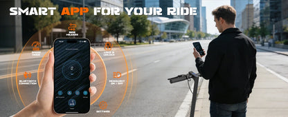 2026 New 8.5‘’ Electric Scooter Solid Tire 350W 19mph APP Smart Control 4 Speed Modes Foldable E-Scooter 16miles Max Range for Campus Commuting