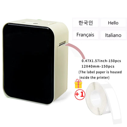 Marklife Mini Bluetooth Thermal Label Printer D110 B21 P15 Without Ink Self-Adhesive Stickers Printer For Office Kitchen School