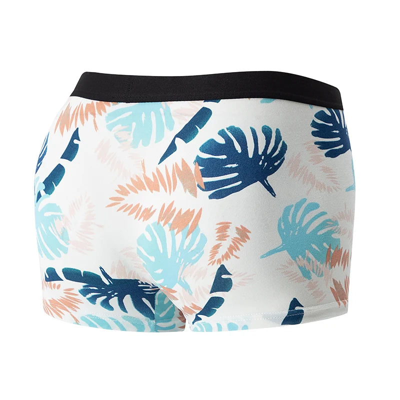 Mens 10-Piece Fashion Underwear Set - Comfortable Large Size Printed Boyshorts
