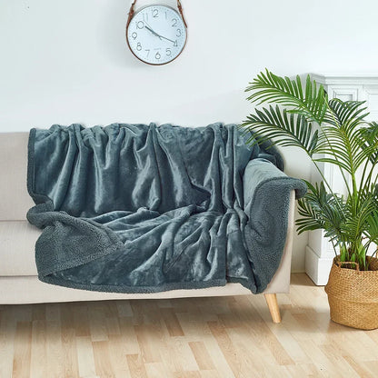 Waterproof King Size Blanket - Cozy Thickened Shaggy Stain Resistant