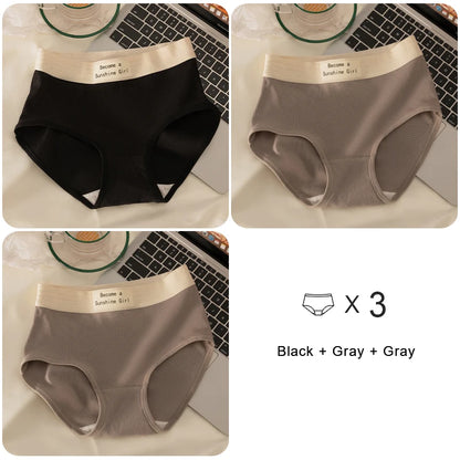 Women's Sports Panties - Breathable Cotton Briefs | Soft Mid-Rise Intimate Underwear