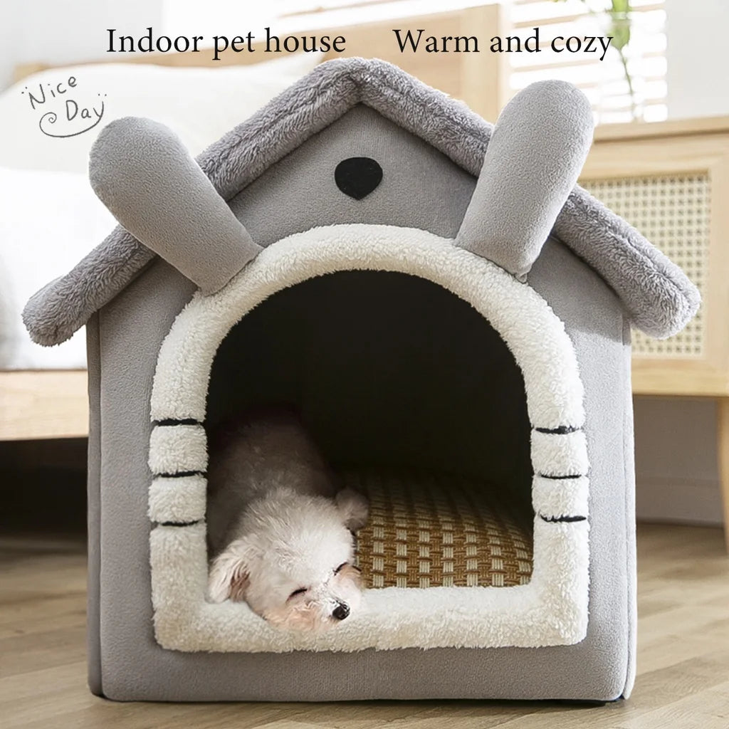 winterFolding houses for small and medium sized dogs and cats, mattresses, pet products, puppy baskets, winter kennels