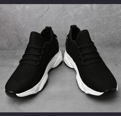 Increasing Men Sneakers Casual Heightening Shoes 8cm Height Increase Shoes for Summer Breathable 6cm Elevator