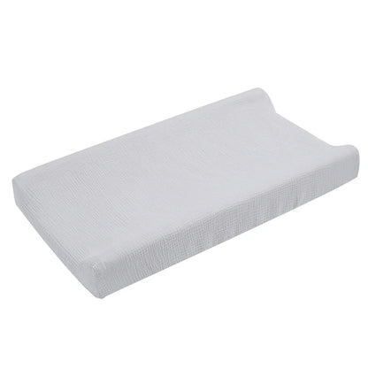 Muslin Changing Pad Cover for Girls Boys Ultra Soft Breathable Cotton Newborn Infant Diaper Changing Table Sheet Set of 2