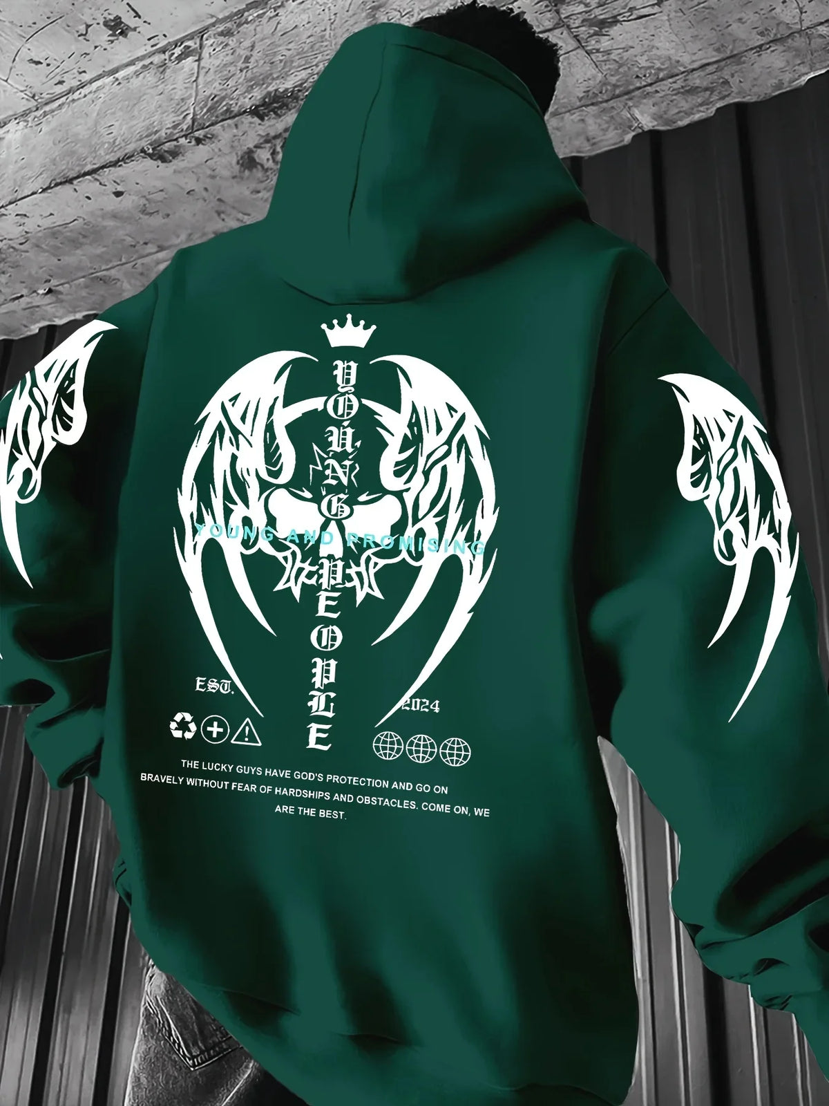 New 3D Men's Autumn/Winter Hoodie Sweatshirt Y2 Personalized Printed Fashion Trend Hip Hop Street