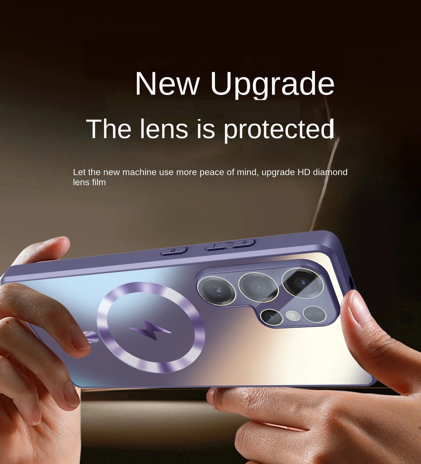 Ultra-thin AG Matte Magnetic For Magsafe Case For Samsung Galaxy S26 S25 S24 S23 Ultra Plus Glass Len Protector Shockproof Cover
