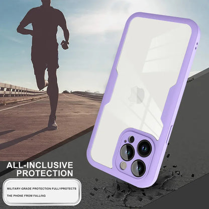 360 Full Body Front+Back Clear Protection Case For iPhone 17 16 Pro Max 13 14 15 Plus 11 12Pro Shell-membrane Shockproof Cover