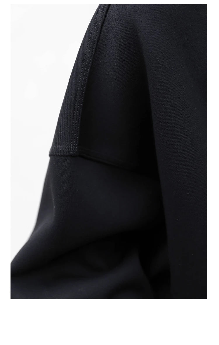 CHIC VEN Women Sweatshirts Hoodies Solid Loose Casual Hooded Female Tops Lady Coat Medium Length Overcoat Spring Autumn 2025