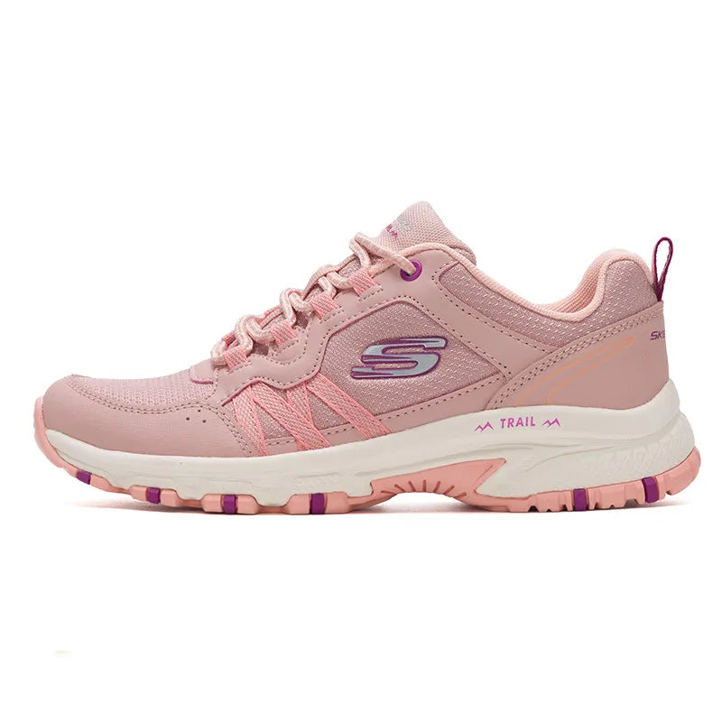 Skechers Women Outdoor Hiking Shoes 180017-OFWT/180017-ROS/180017-GYMT/180017-BKMN Lightweight Non-Slip Walking Shoes