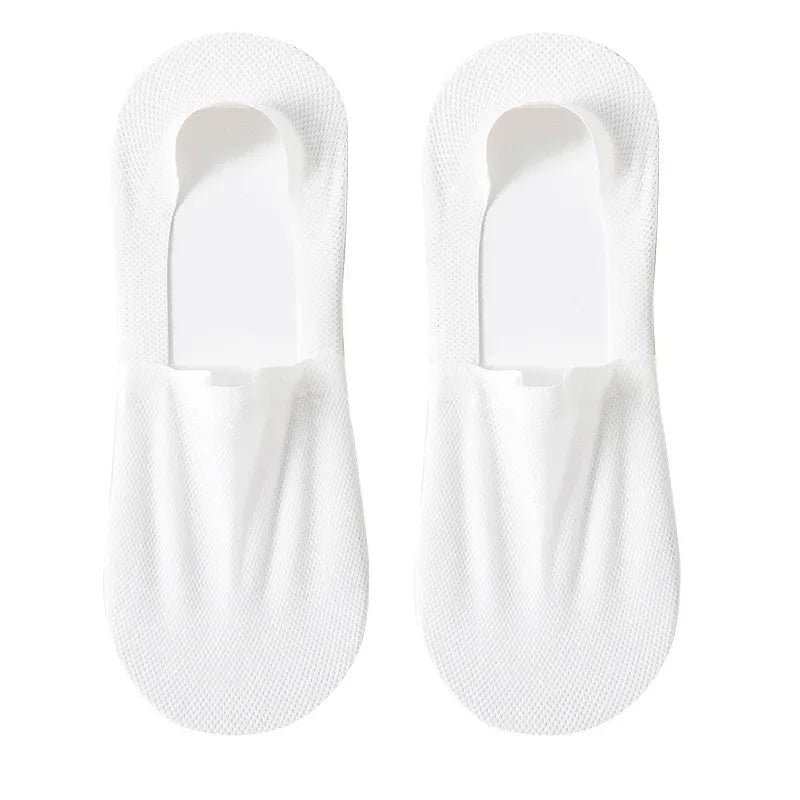 High Quality Summer Casual Socks Men Invisible Low Cut Sock Lot Breathable Silicone Non-slip Comfortable Soft Sokken
