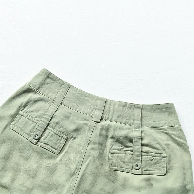 Women's New Spring and Autumn European and American Fashion Classic Street Trend Daily Retro French Wide Leg Work Pants