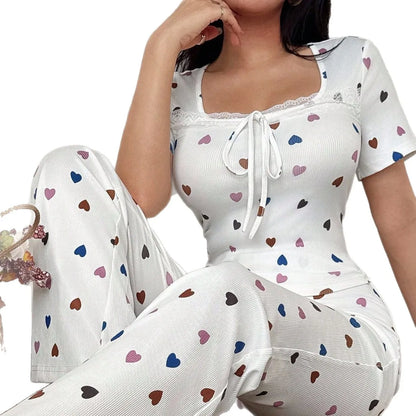 Women's Pajamas Set Pajama Sets Women's Home Suit Sexy Shopping Pjs Woman Set Sleepwear for Sleeping Pants Clothes Nightwear