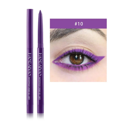 Matte Eyeliner Pencil - Waterproof Gel Pencil With 20 Colorful Shades | Long Lasting, Quick Dry