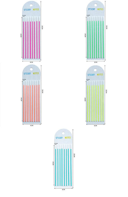 160 Sheets Transparent waterproof Mark Line Index Memo Pad Sticky Notepads Paper Sticker Notes School Supplies Stationery