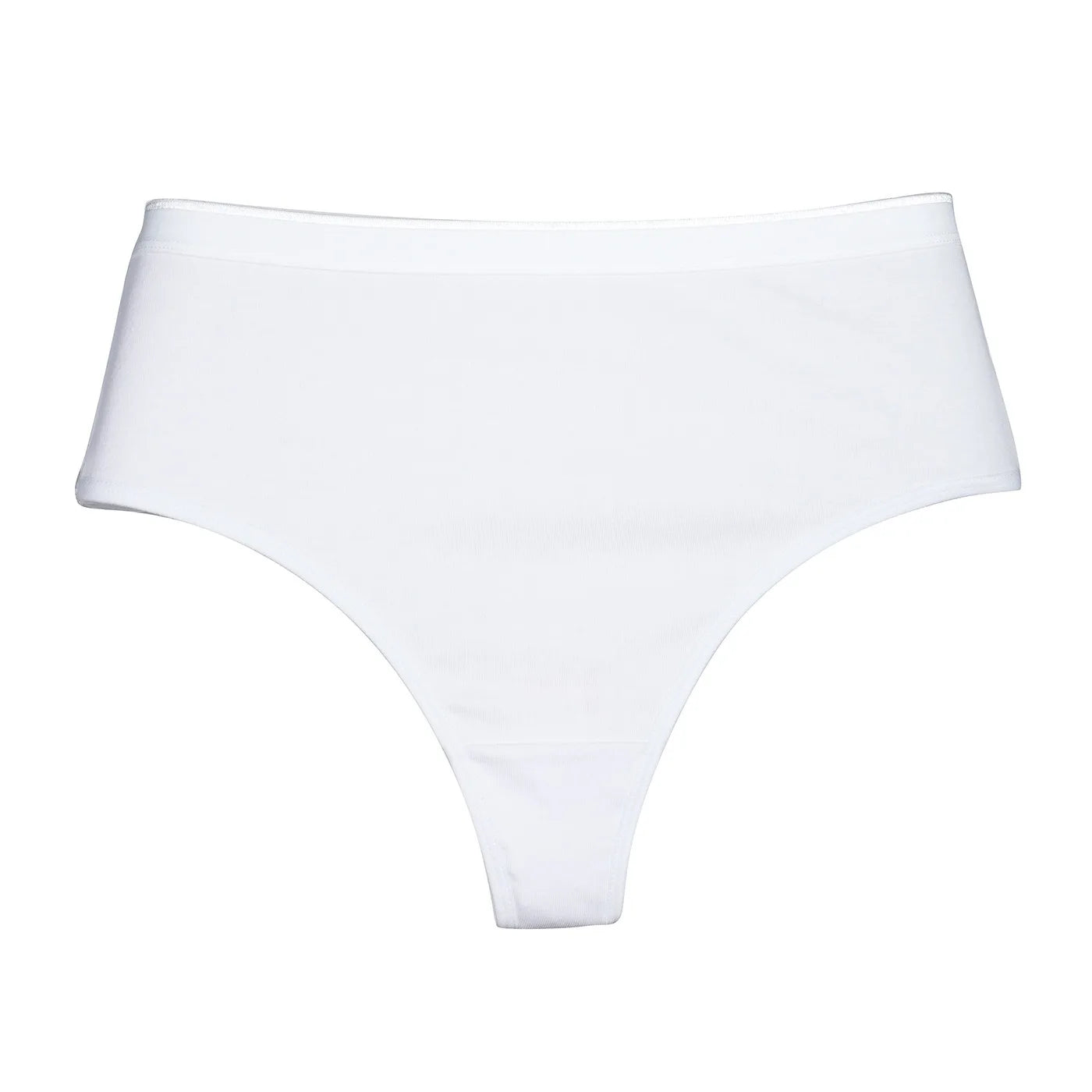 1PC Thongs Women Cotton Panties Female High Rise G-String Sexy High Leg Cut Bikini Solid Color T-back Breathable Lingerie S-L