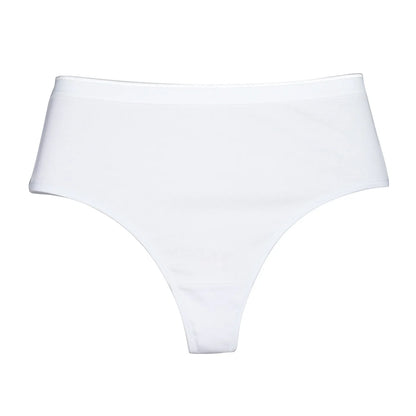 1PC Thongs Women Cotton Panties Female High Rise G-String Sexy High Leg Cut Bikini Solid Color T-back Breathable Lingerie S-L