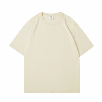 WAVLATII New Women Solid Cotton T shirts Female Dark Green Oversized Casual Soft Tees Unisex Short Sleeve Summer Tops