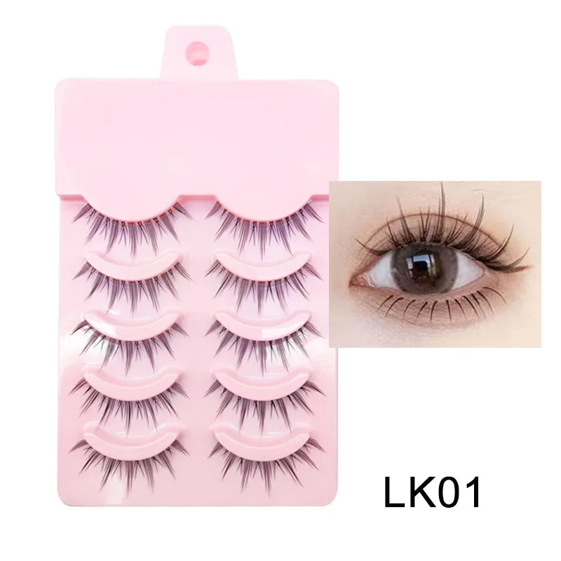Manga Lashes - Soft Natural Thick False Eyelashes for Daily Makeup