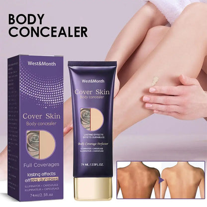 74ml Natural Tattoo Concealer Long Lasting Waterproof Tattoo Scars Cover Cream Body Coverage Makeup Foundation Cream For Women