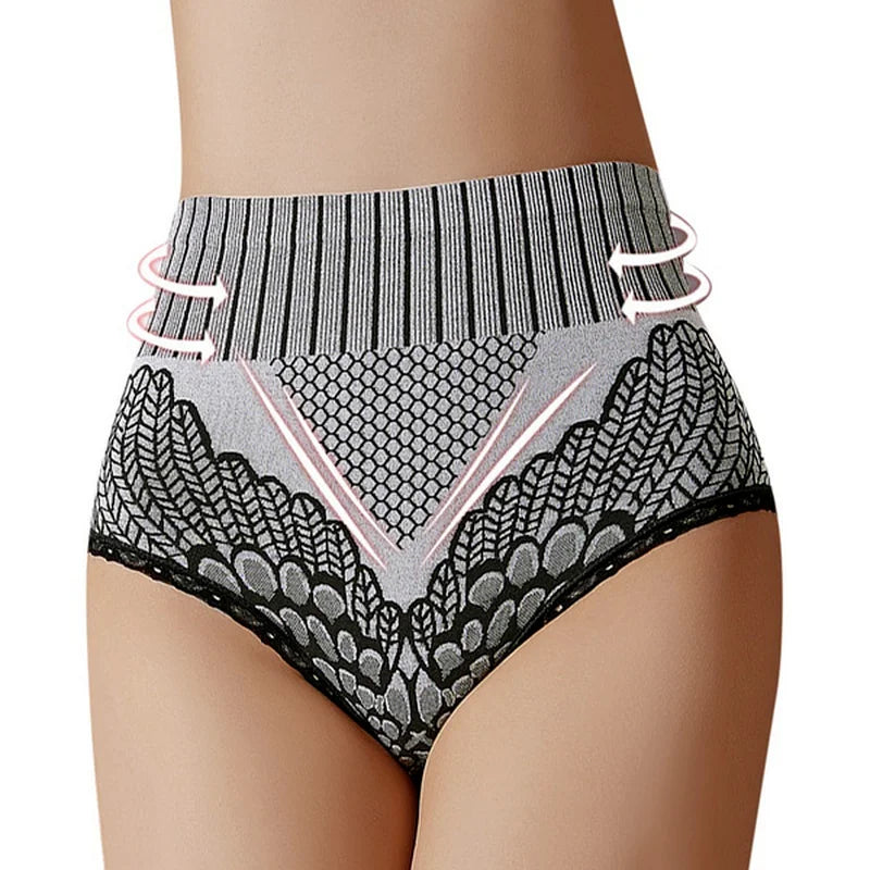 1 Pcs Women's Panties Underwear Seamless Briefs High Waist Underpanties Bodyshaper Ladies Female Underpants Plus Size